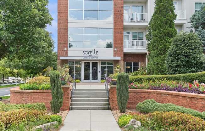 exterior view of Sorelle apartments 2399 Parkland Dr NE, Atlanta, GA 30324