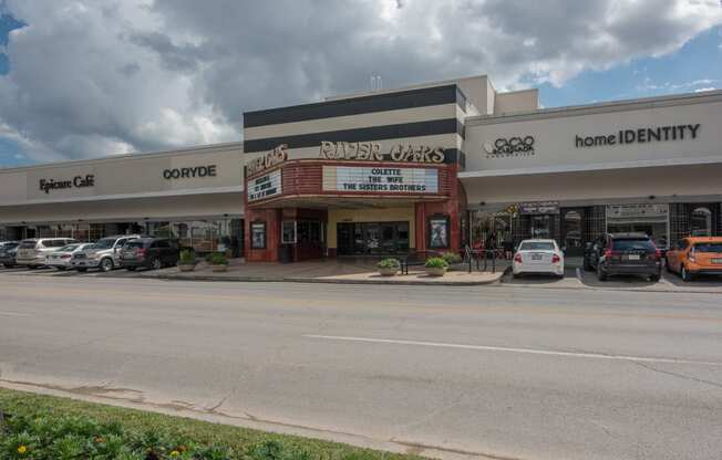 River Oaks Movie Theater near Allen House Apartments, Houston, TX