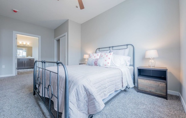 Comfortable bedroom ideal for rest and relaxation at White Oak