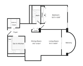 1 bed, 1 bath, 750 sqft, $2,299