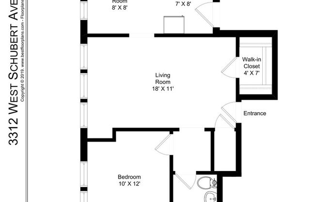 1 bed, 1 bath, 609 sqft, $1,495, Unit 3312-GCC