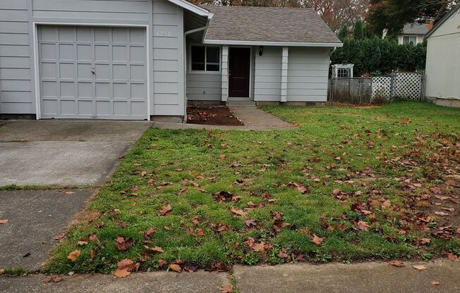 Single family ranch duplex. 3 bedrooms & 1 bathroom.