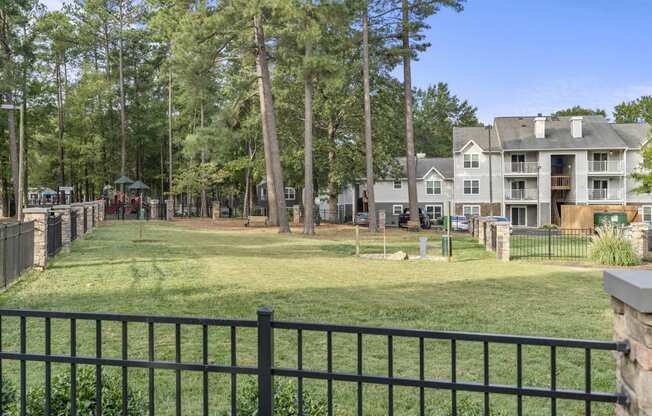the preserve at ballantyne commons commons yard and apartment buildings at Trails at Short Pump Apartments, Virginia, 23233