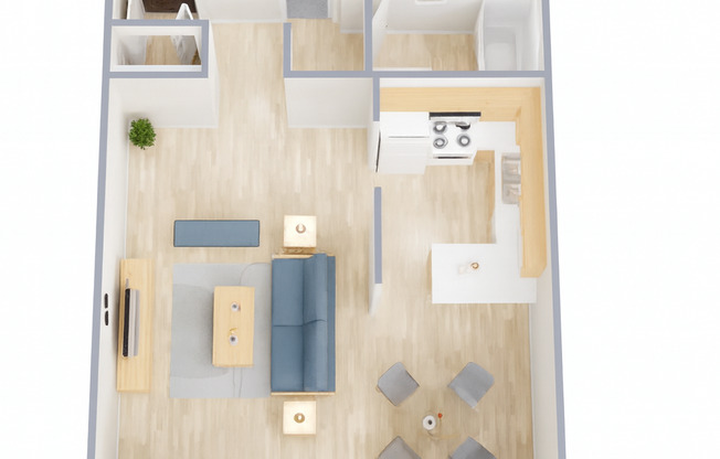 1 bed, 1 bath, 750 sqft, $980, Unit 1-1D