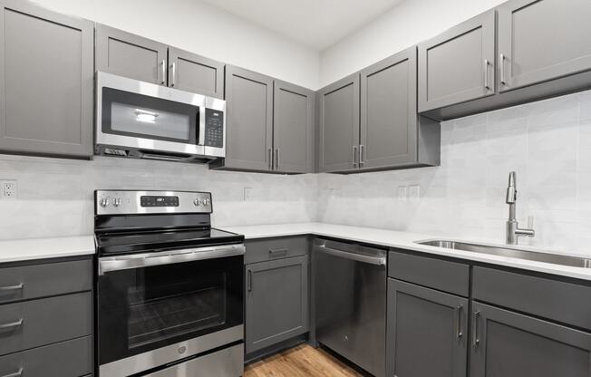 Stainless Steel Appliances at Switchback on Platte Apartments, Colorado