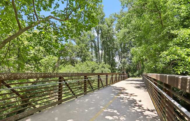 The Beltline: a bridge with pathway.
