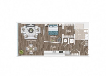 1 bed, 1 bath, 795 sqft, $2,363