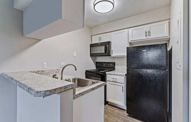 Kitchen area at Chimney Top in Antioch TN