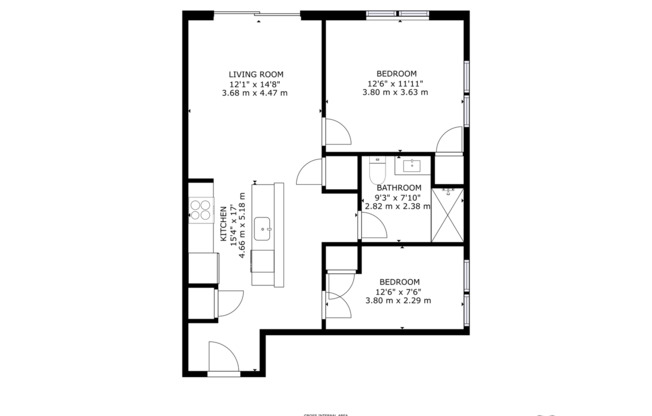 2 beds, 1 bath, 719 sqft, $2,695, Unit 109