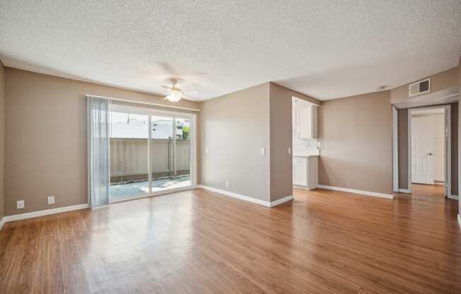 Our Premium Living Room in a Two Bedroom Two Bath Apartment at Meadow Creek Apartments in San Marcos, CA