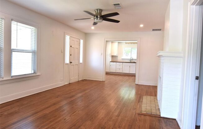 Darling 2 bedroom 1 bath brick cottage Tudor.