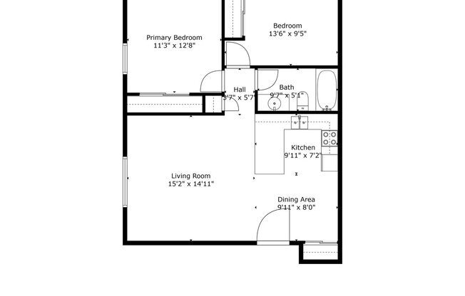 2 beds, 1 bath, 850 sqft, $1,499, Unit M201