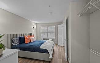 Studio Domain Apartments in Austin, Texas Model Bedroom