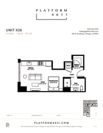 Studio, 1 bath, 449 sqft, $1,840