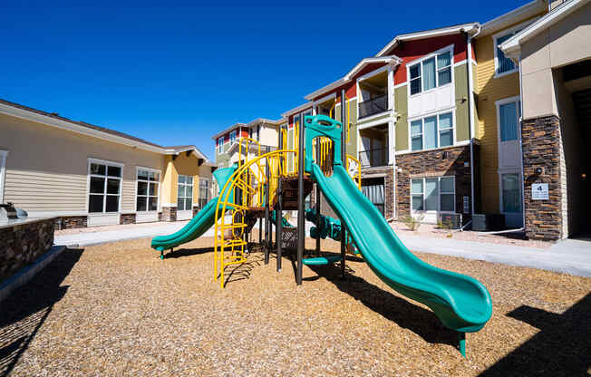 our apartments have a playground for your kids to play