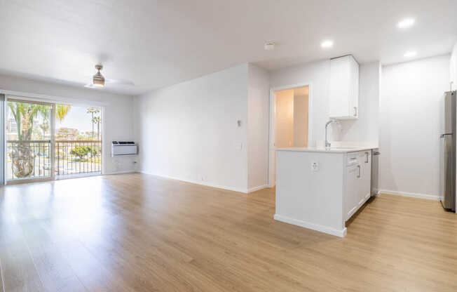 Living Room with Hard Surface Flooring