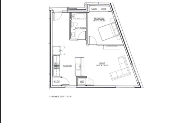 1 bed, 1 bath, 650 sqft, $1,700, Unit Unit 503
