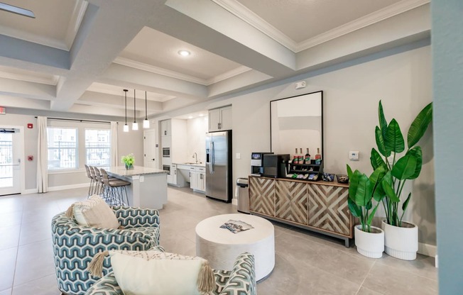 lounge area with chairs and a coffee table