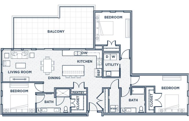 3 beds, 2 baths, 1,660 sqft, $3,150, Unit 2524