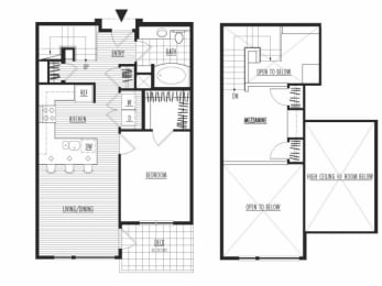 1 bed, 1 bath, 1,014 sqft, $3,417