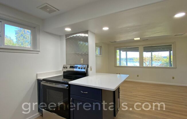 Cooper Point Daylight Basement ADU with Water Views