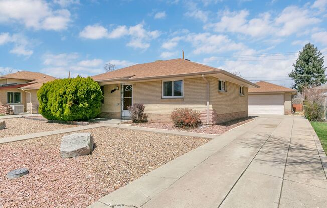 Nice 3 Bedroom home near Olde Town Arvada