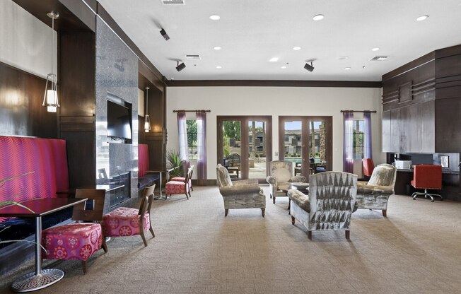 Enjoy the beautiful community clubhouse! at Adiamo Palm Valley, Goodyear