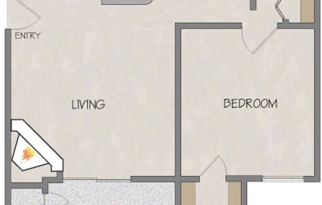 1 bed, 1 bath, 750 sqft, $1,190, Unit 1019