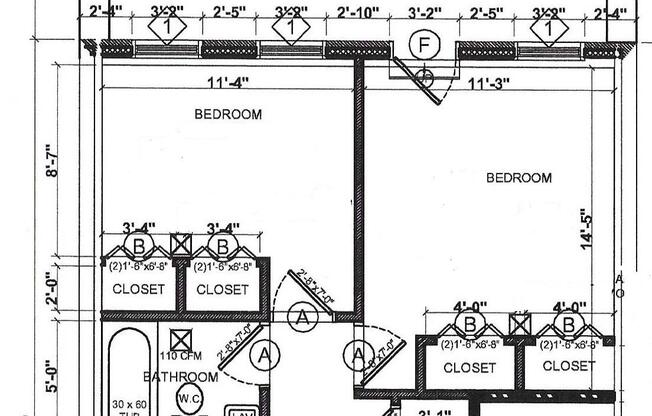 2 beds, 1 bath, $5,695, Unit 2