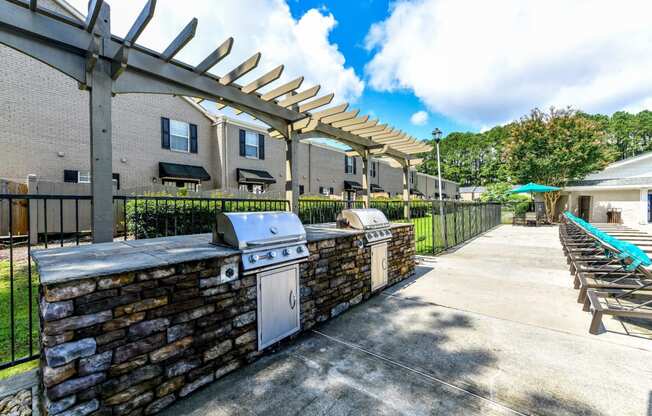 Grilling Station at Elme Sandy Springs Apartments, Georgia