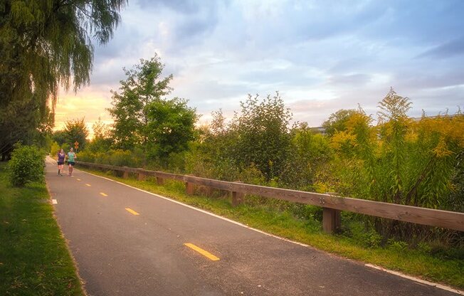 cambridge park apartment neighborhood trail