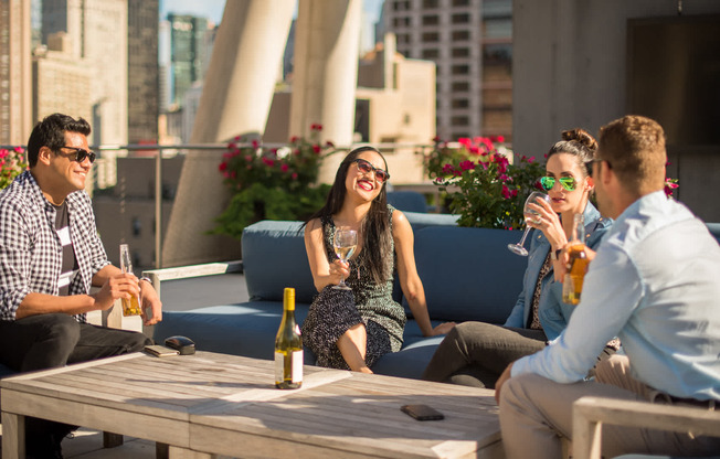 Relax out on the Rooftop Lounge