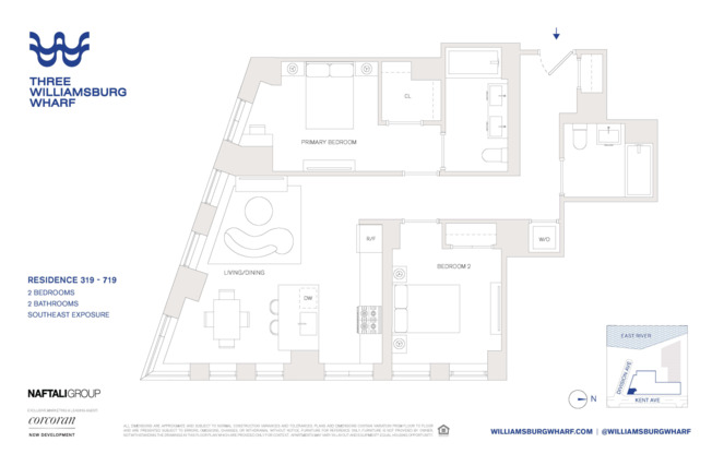 2 beds, 2 baths, $7,950, Unit 619