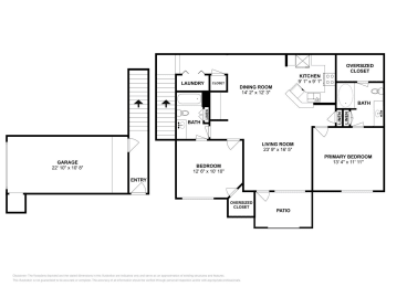 2 beds, 2 baths, 1,225 sqft, $1,599