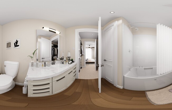 1 bed, 2 baths, 981 sqft, $1,236