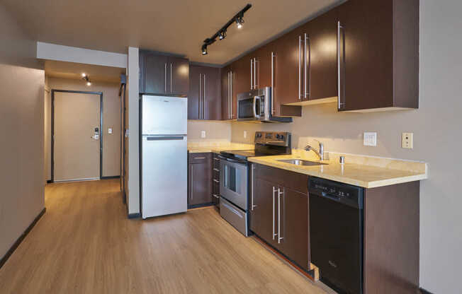 Kitchen with Stainless Steel Appliances