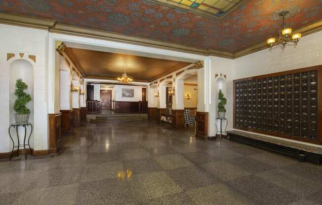 Spacious Lobby at Malloy Apartment Homes, Seattle