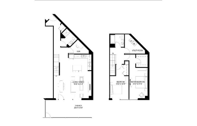 2 beds, 2 baths, 1,434 sqft, $2,299, Unit 111