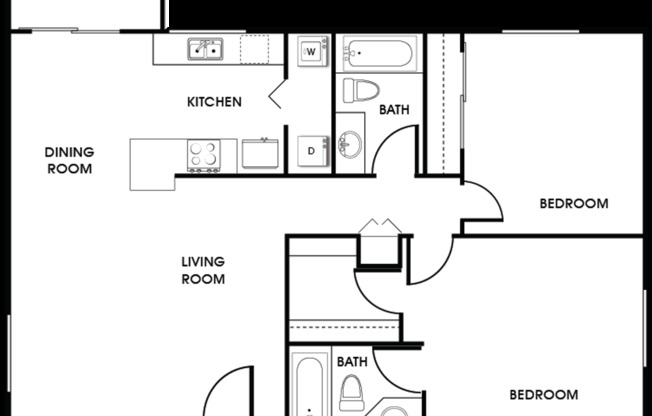 2 beds, 2 baths, 880 sqft, $2,165, Unit Unit 226