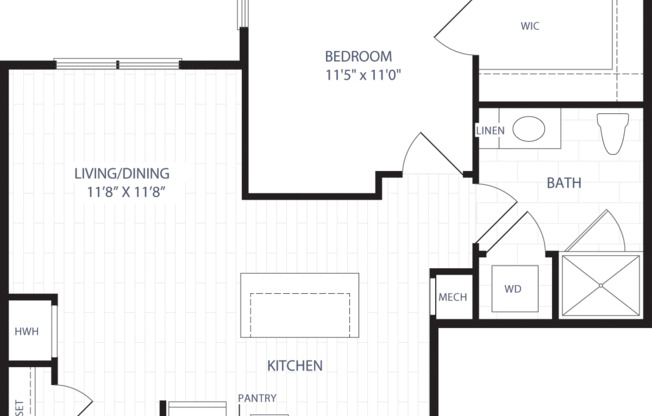 1 bed, 1 bath, 645 sqft, $2,485, Unit 139