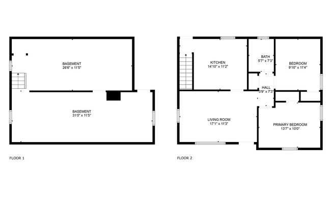 2 beds, 1 bath, $1,495