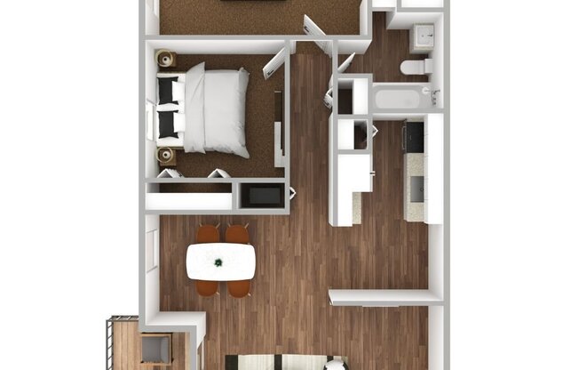 2 beds, 1 bath, 950 sqft, $1,350