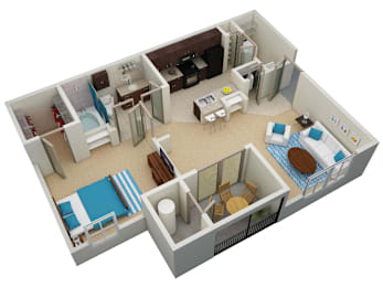 1 bed, 1 bath, 759 sqft, $1,448