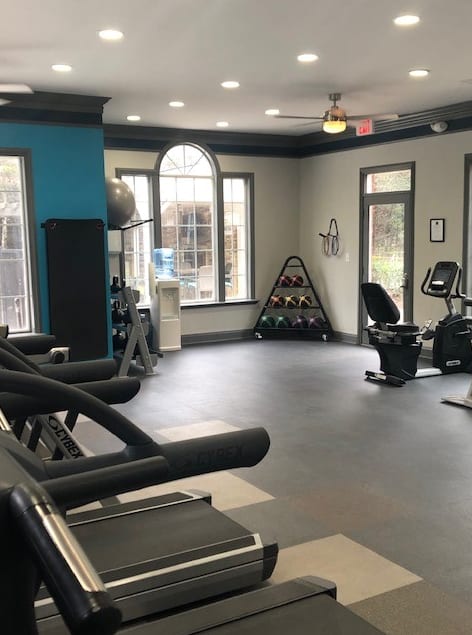 Fitness Center Available 24 hours for residents