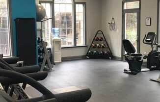 Fitness Center Available 24 hours for residents