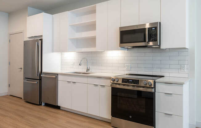Kitchen with Stainless Steel Appliances