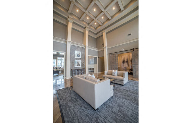 Decorated Reception And Lobby Area at Champion Farms Apartments, Louisville, KY