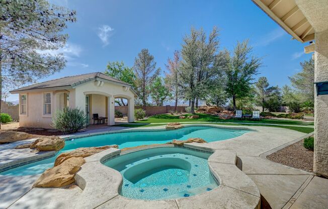 Luxury Single-Story Home with Detached Casita, Pool & Spa