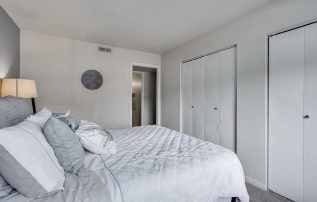 Bedroom With Sliding Closet Doors