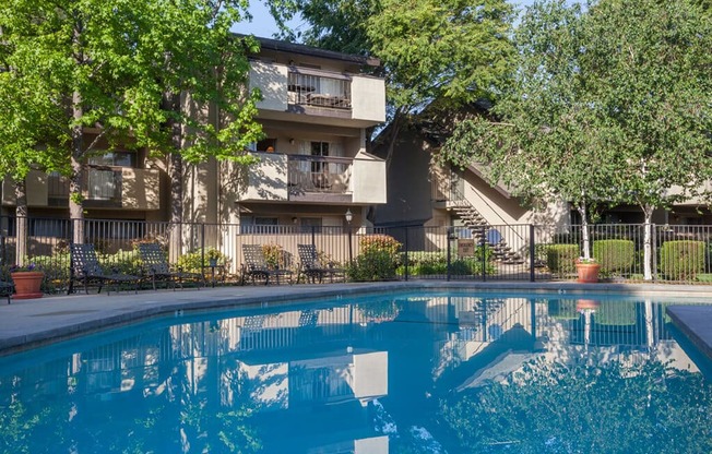 Blue Cool Swimming Pool at Carrington Apartments, Fremont, 94538